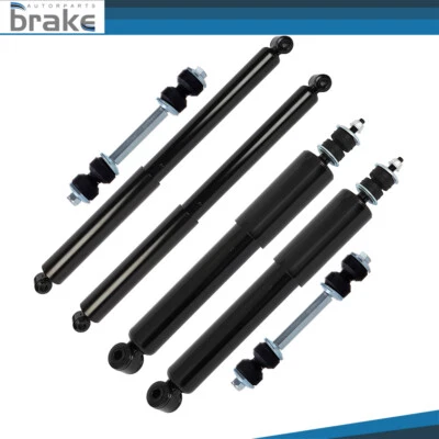 Fits 1993 1994 1995 1996 Ford F-150 4WD Front Rear Shock Absorbers Sway Bars Kit - Image 1 of 4