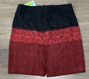 Mens size 34 Red WAVEZONE Boardshorts *BNWT* Board Shorts WAVE ZONE - Picture 1 of 4
