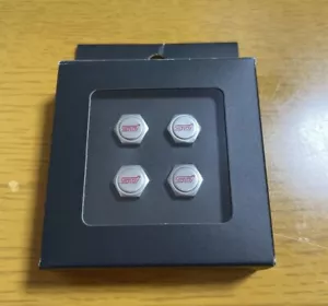 JDM OEM BRZ ZD8 STI Tire Wheel Air Valve Cap Set silver ST28102ST030 GENUINE NEW - Picture 1 of 5