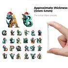 26 Letters Christmas Cute Dragon Baby Hanging Ornament Tree