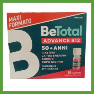 BeTotal advance vitamina b12 50+anni stanchezza affaticamento mentale 30 flaconi - Foto 1 di 2