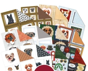 12 Duo Design double-sided papers Pawsome Portraits 8" x 8" NEW - Picture 1 of 7