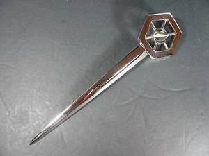 Chrome Wheel Spoke Spike Letter Opener 8 1/2" - Picture 1 of 6