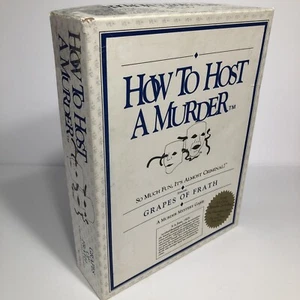 Gioco Vintage How To Host A Murder "Grapes Of Frath" Murder Mystery 1985 COMPLETO - Foto 1 di 12