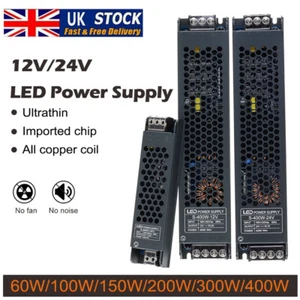 AC 240V-DC 12V 24V LED Driver Power Supply Transformer 60W-400W for LED Lighting - Picture 1 of 22