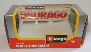 Empty Box For 1/43 Scale Burago Peugeot 205 Safari Vatanen Giroux Ref 4116 - Picture 1 of 5