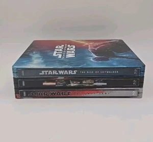Star Wars Episodes 7, 8 & 9 Blu-ray Steelbook Limited Edition Set - Region Free - Picture 1 of 5