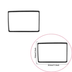 Carbon Fiber Dashboard Speaker Panel Ring Trim For Ford F150 2009-14 Accessories - Picture 1 of 12