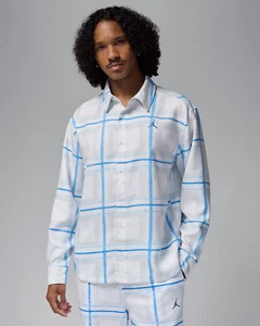 Jordan Essentials kariertes Flanelloberteil für Herren von Nike – Erwachsene Medium UVP 99 £ - Bild 1 von 6