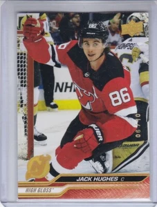 JACK HUGHES 2023-24 PONTE SUPERIORE 1 PARALLELO LUCIDO #06/10 #109 MAGLIA NUOVA - Foto 1 di 2