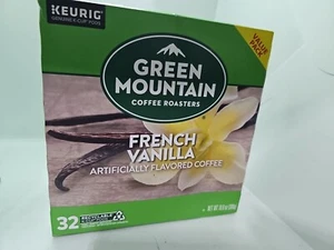 Green Mountain Coffee Roasters FRENCH VANILLA 32 K-Cups. Exp.06/26 - Picture 1 of 3