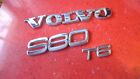 1999-2006 Volvo S80 T6 Emblem Logo Letters Symbol Badge Trunk Rear Chrome OEM Volvo S80