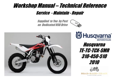 Husqvarna SMR450 SMR 450 Service Repair Workshop Manual USB 2010 - Image 1 of 4