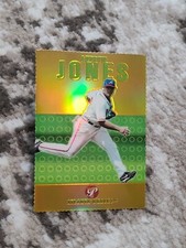 2003 Topps Pristine Andruw Jones Gold Refractor #'d/69