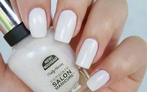 SALLY HANSEN Complete Salon Manicure Nail Polish - White Here White Now (011) - Picture 1 of 2