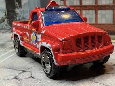 MATCHBOX MB#514 Fire Truck (Troop Carrier) loose from Polar Rescue playset - Image 1 of 4
