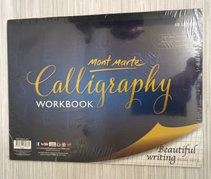 Mont Marte Kalligraphie Schreiben Arbeitsbuch 50 Blatt Säurefreies Papier 12 x 9 Neu - Bild 1 von 6