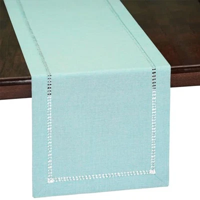 Grelucgo Handcrafted Solid Color Dining Table Runner, Dresser Scarf, Double  - Image 1 of 4