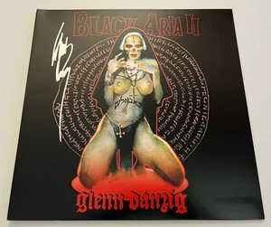 Glenn Danzig Autografiado Firmado Negro Aria II LP Certificado Beckett - Imagen 1 de 2