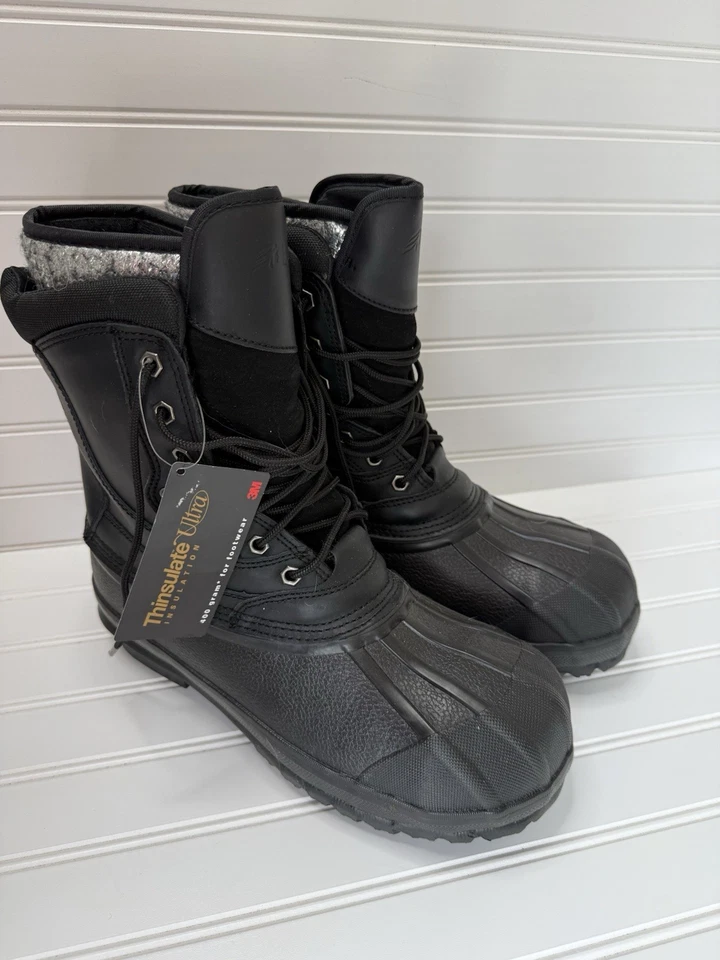 La Crosse Boots Mens 9M Pac 12" NMT 400G Iceman Iceberg Safety Steel Toe NEW - Image 1 of 4