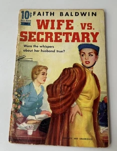 Faith Baldwin / WIFE VS. SECRETARY PULP ROMANCE Dell Early 1934 - Picture 1 of 4