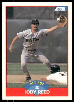 Jody Reed 1989 Score #486 Boston Red Sox - Image 1 of 2
