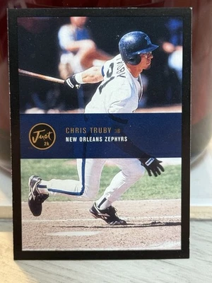 RARE! 2000 Just The Preview 2K Black Chris Truby New Orleans Zephyrs #45/50 - Image 1 of 2