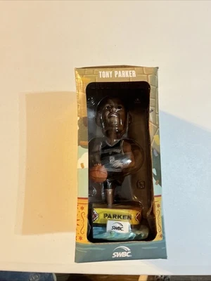 TONY PARKER  SAN ANTONIO SPURS 50th ANNIVERSARY LIMITED EDITION BOBBLEHEAD New - Image 1 of 4