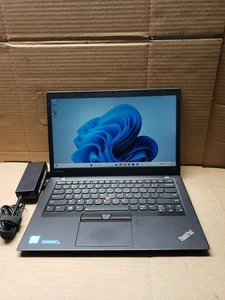 Lenovo ThinkPad T470s i5-7300U 14" 2.6ghz Laptop 256GB SSD 16GB  - Picture 1 of 6