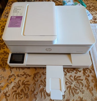 Stampante HP Envy 6520e InkJet Colori Scanner ADF Multifunzione Come Nuova - Immagine 1 di 3