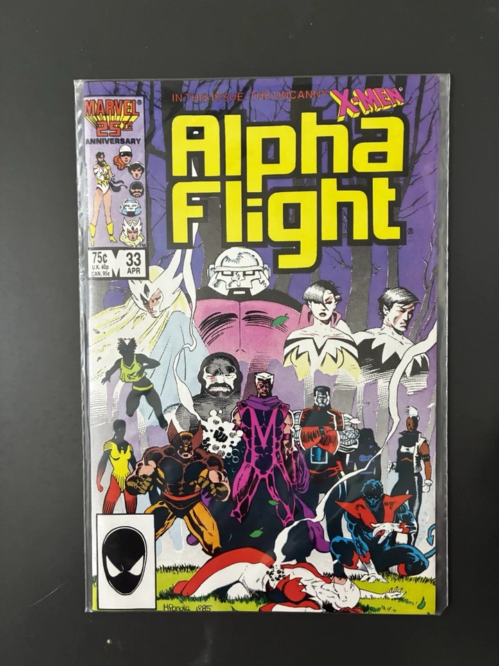 ⚡️ Libro de cómics de Marvel Alpha Flight #33 1986 Foto 1 de 1