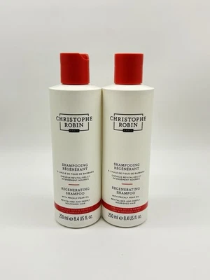 Champú regenerador Christophe Robin con aceite de pera espinosa 8,4 fl oz/250 ml -2 paquetes Foto 1 de 4