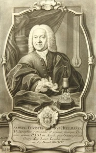 HAID (*1704) nach HEUMANN (*1691), Philosoph Samuel Hollmann, Mezzotinto - Bild 1 von 5