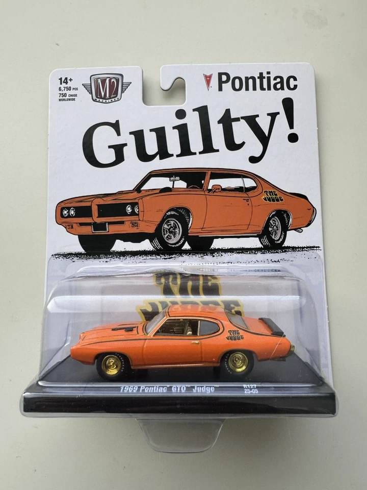 M2 Machines Auto Drivers 1969 Pontiac GTO Judge Chase 1/750 - Image 1 of 1