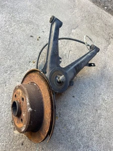 Brazo de arrastre trasero izquierdo BMW 325i buje de nudillo suspensión e30 84-92 OEM - Imagen 1 de 6