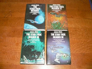 Vintage The Star Trek Reader James Blish 4-Vol. (I, II, III, IV) HC/DJ Book Set - Picture 1 of 6