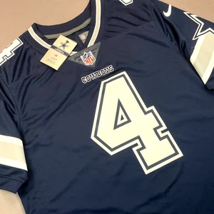 New Nike Dak Prescott Dallas Cowboys Sewn Vapor Limited Jersey Sz L $160 - Picture 1 of 12