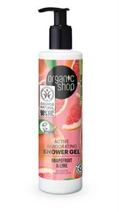 Organic Shop OS Active Invigorating Shower Gel Grapefruit & Lime 280ml - Picture 1 of 1