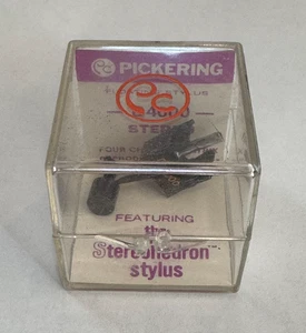 NOS GENUINE PICKERING D4000 NEEDLE FOR STEREO AND 4 CHANNEL MATRIX REPRODUCTION - Picture 1 of 7