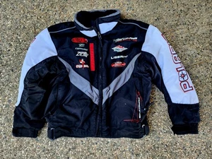 Polaris Black Youth Size Medium Snowmobile, winter sports jacket - Picture 1 of 5
