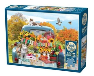 Cobble Hill Jigsaw Puzzle; Country Truck in Autumn; 500 pieces - Picture 1 of 2