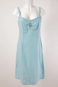 oui Kleid Gr. 38 / M 100% Leinen Trägerkleid Sommerkleid Cocktailkleid Dress - Bild 1 von 3