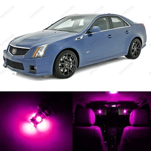 Paquete de 10 luces interiores LED rosas para Cadillac CTS CTS-V 2003-2007 + HERRAMIENTA - Imagen 1 de 6