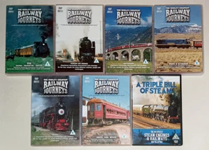 The World's Greatest Railway Journeys DVDs USA Hungary Romania Switzerland Peru+ - Picture 1 of 3