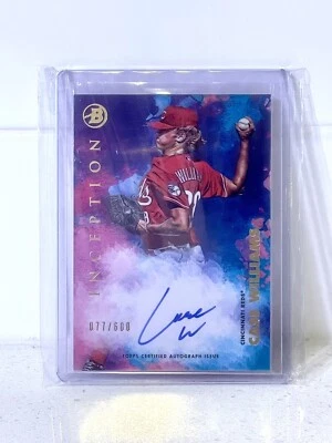 2021 Bowman Inception Case Williams Base Auto /600 Baseball Card - Image 1 of 2