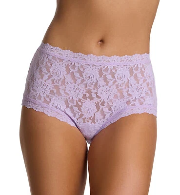 Pantalón corto de tiro alto de encaje Hanky Panky Signature (481292) Foto 1 de 4