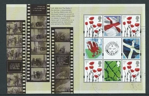 GREAT BRITAIN 2016 GREAT WAR 1916 REGIONAL/POPPY PANE EX PRESTIGE BOOK FINE USED - Picture 1 of 1