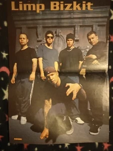 LIMP BIZKIT band , ROBBIE WILLIAMS Poster from magazine Popcorn Ín A/3 - Picture 1 of 4