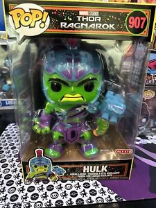 Funko Pop! Vinilo Jumbo 10 in: Marvel - Hulk (Jumbo) - Objetivo (Exclusivo) #907