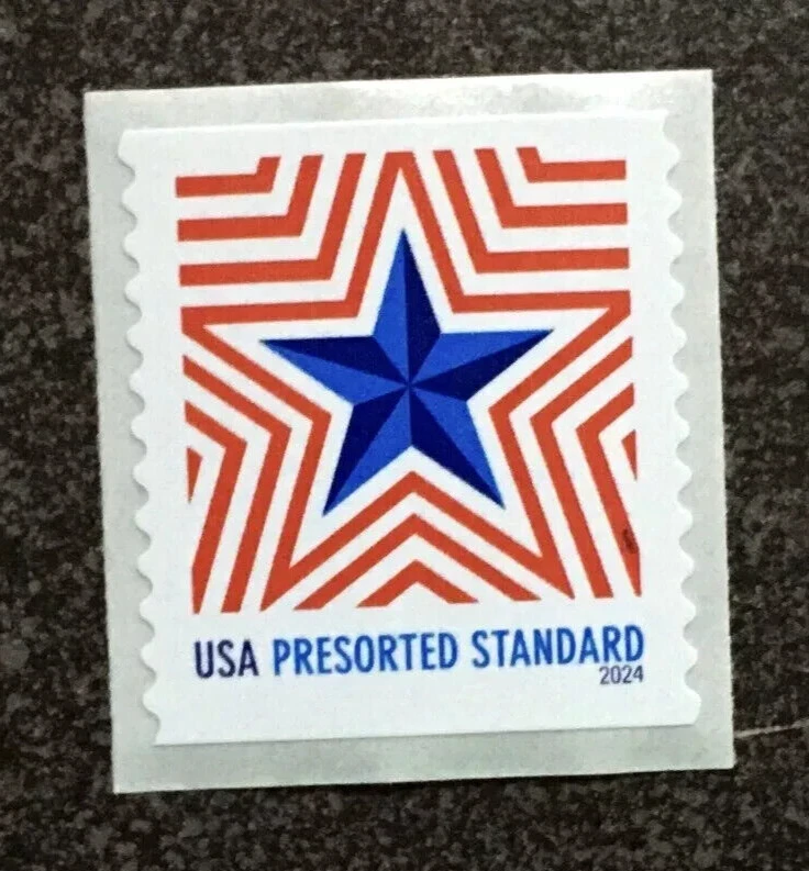 2024USA #5832 10c Radiant Star Presorted Standard - Coil Single  Mint - Image 1 of 1